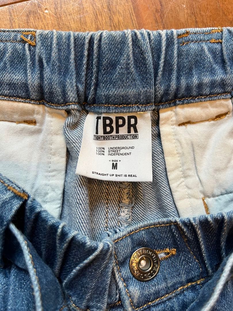 TBPR デニムビッグバギーショートパンツ Mサイズ
