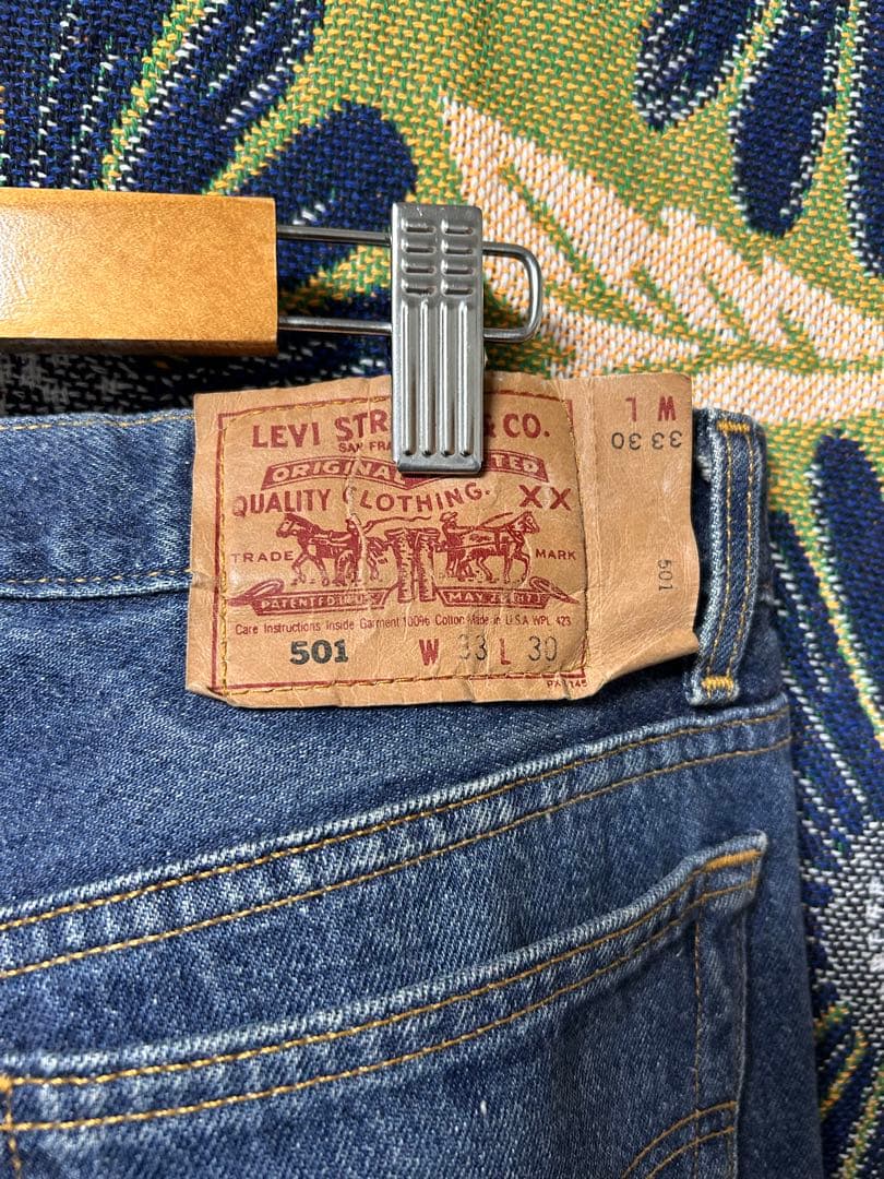 90s levi's 501 made in USA 濃紺　色残り良好
