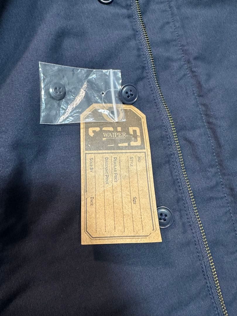 週末割引 WAIPER N-1デッキジャケット US NAVY L