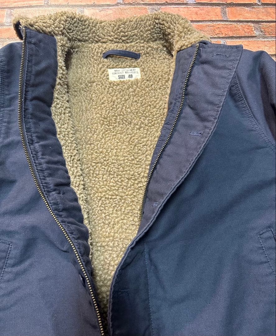 週末割引 WAIPER N-1デッキジャケット US NAVY L