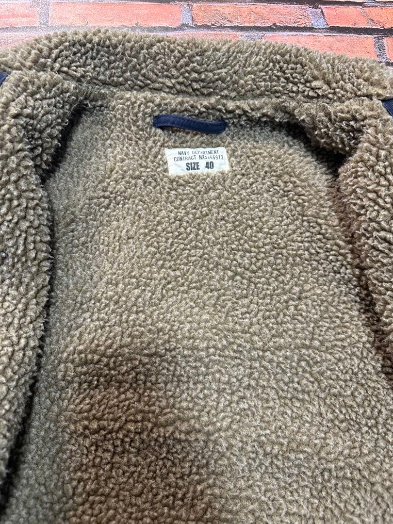 週末割引 WAIPER N-1デッキジャケット US NAVY L