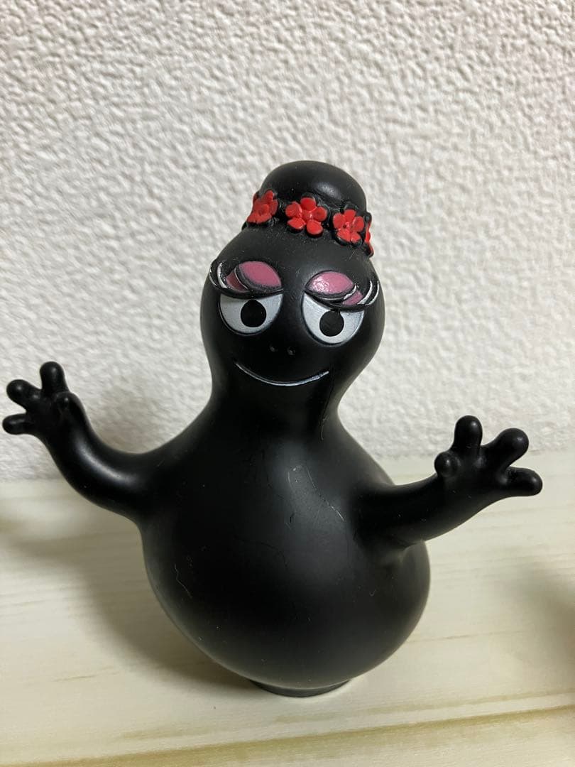 むぎ バーバパパ　ママ　ヴィンテージ　ソフビ人形 1975 当時物