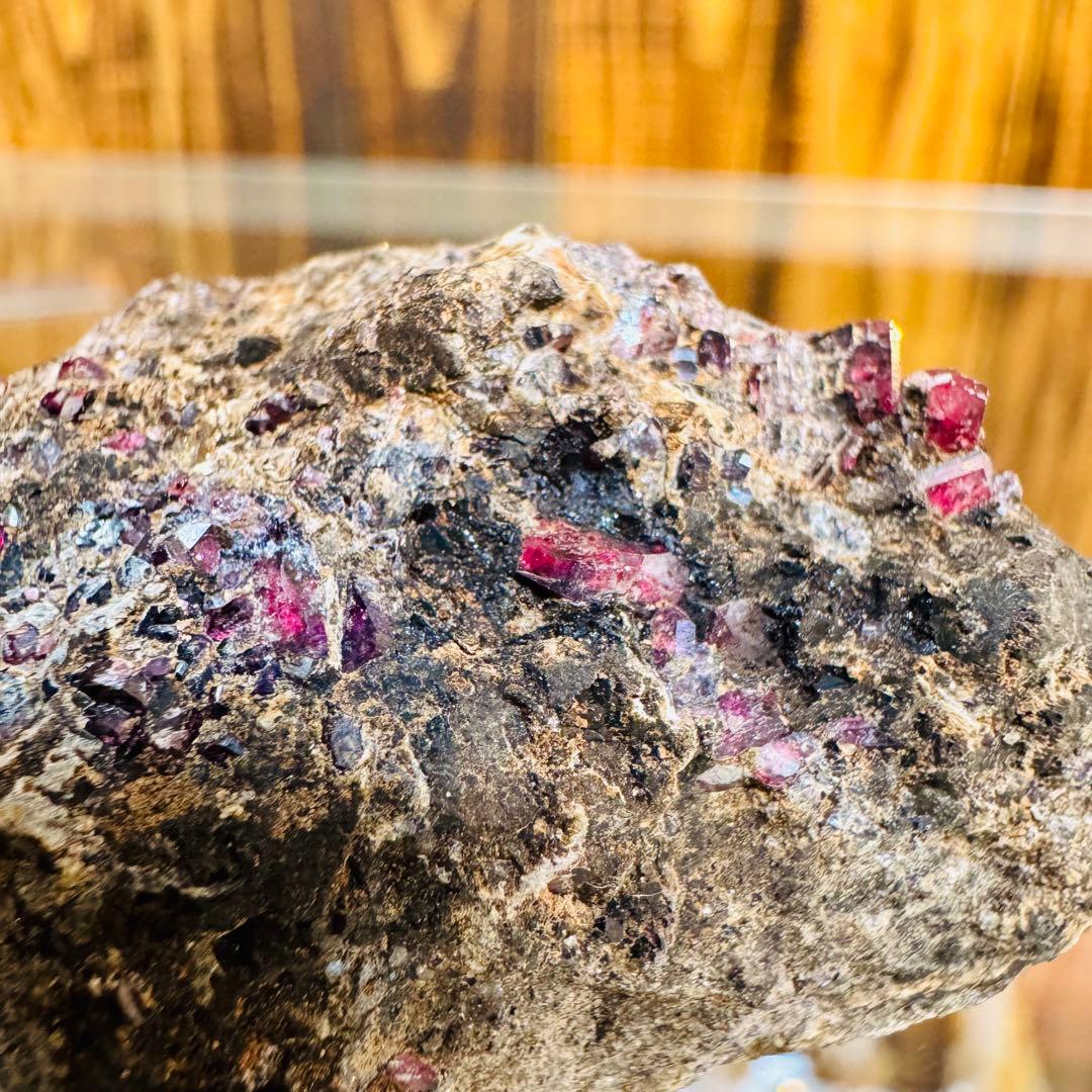 国産鉱物 パイロクスマンガン 愛知 ハイクオリティ クラスター