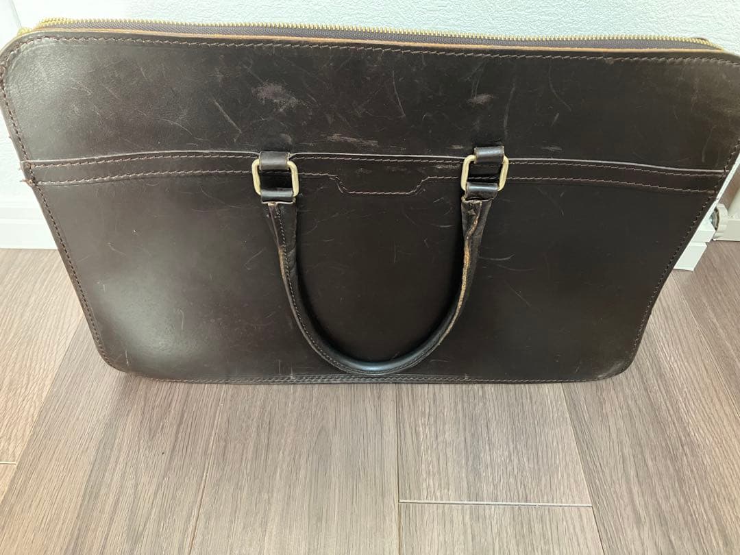 GLEN グレンロイヤル ブライドルレザー ブリーフケース ■美品