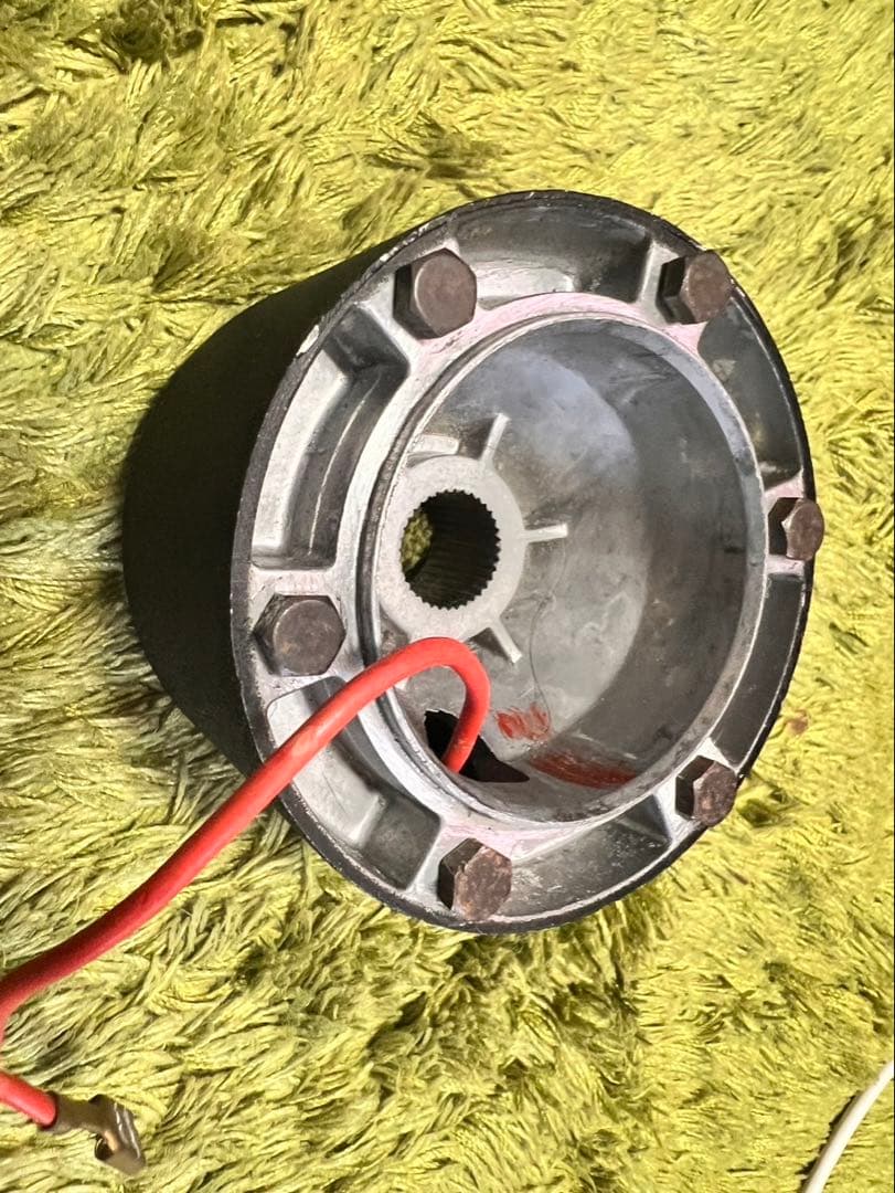 NARDI personal ステアリング 黒レザー ボス付き