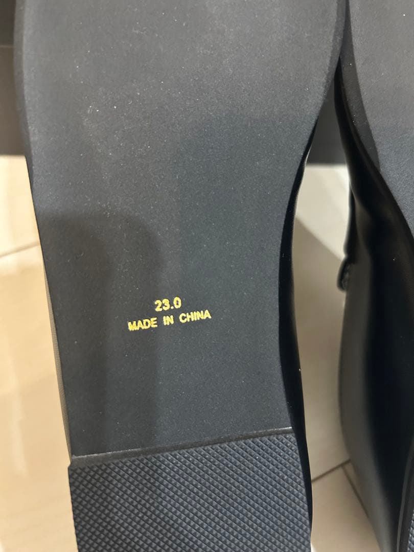 期間限定値下中♪新品　完売品　アダムエロペ　ソフトギャザーローファー撥水晴雨兼用