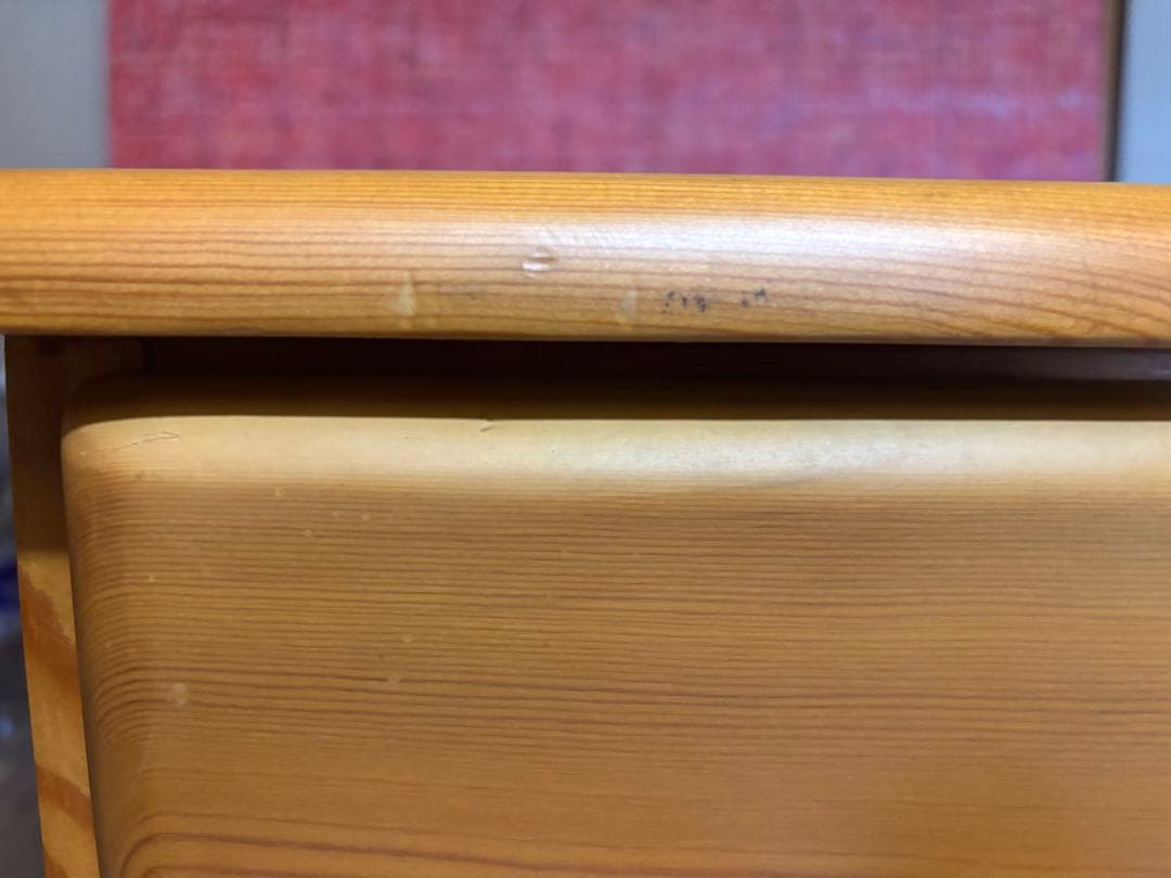 カントリー調　木製7段チェスト