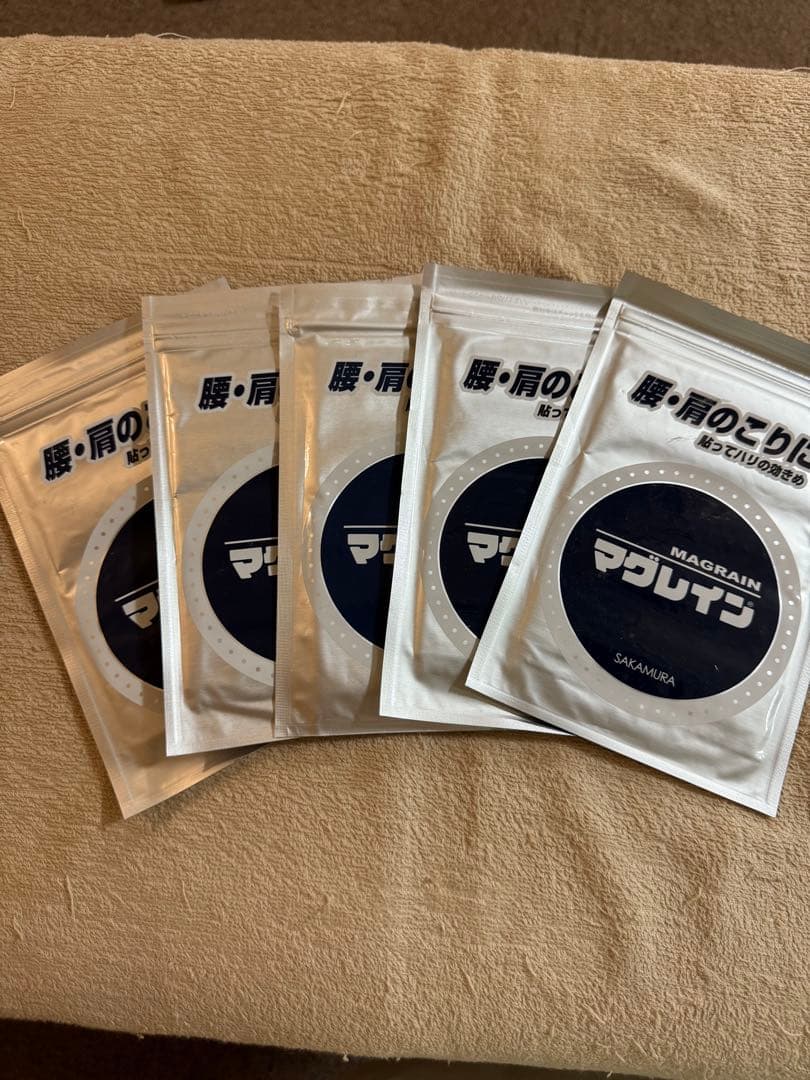 マグレイン　クリアテープ　金粒240粒×5 阪村研究所