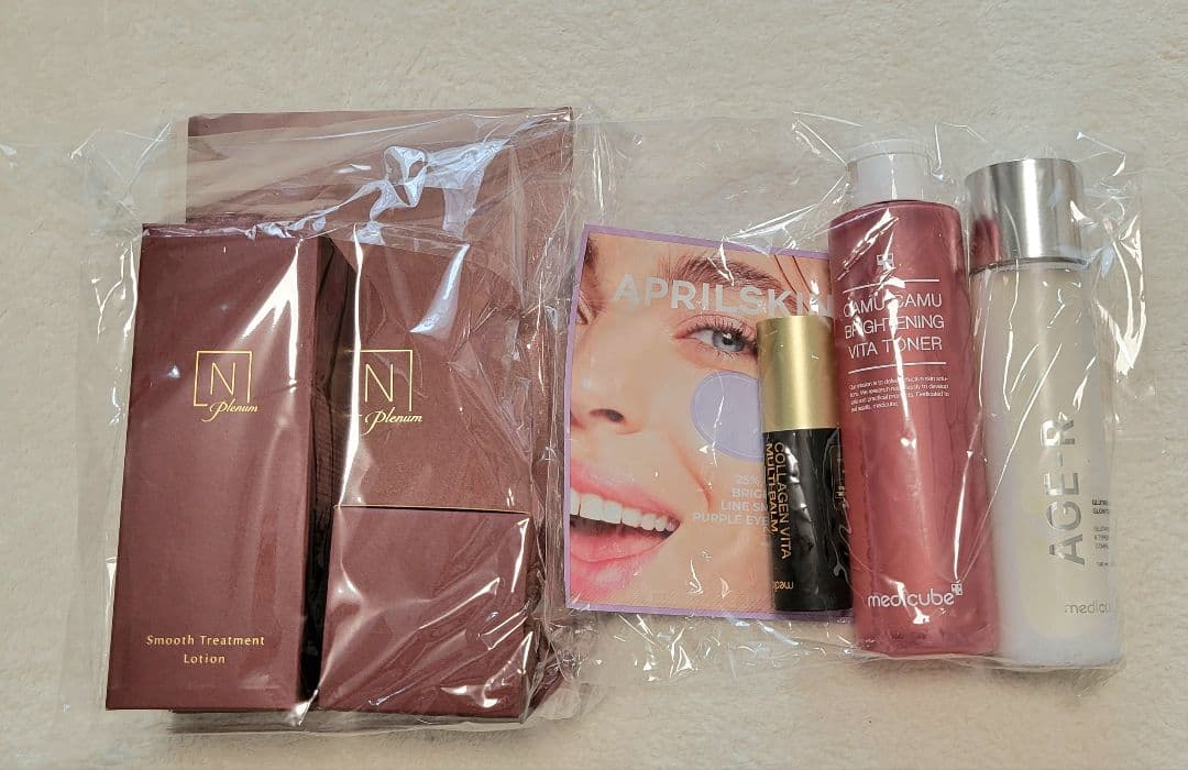 新品エヌオーガニックプレナム エイジングケアライン本品 メディキューブ