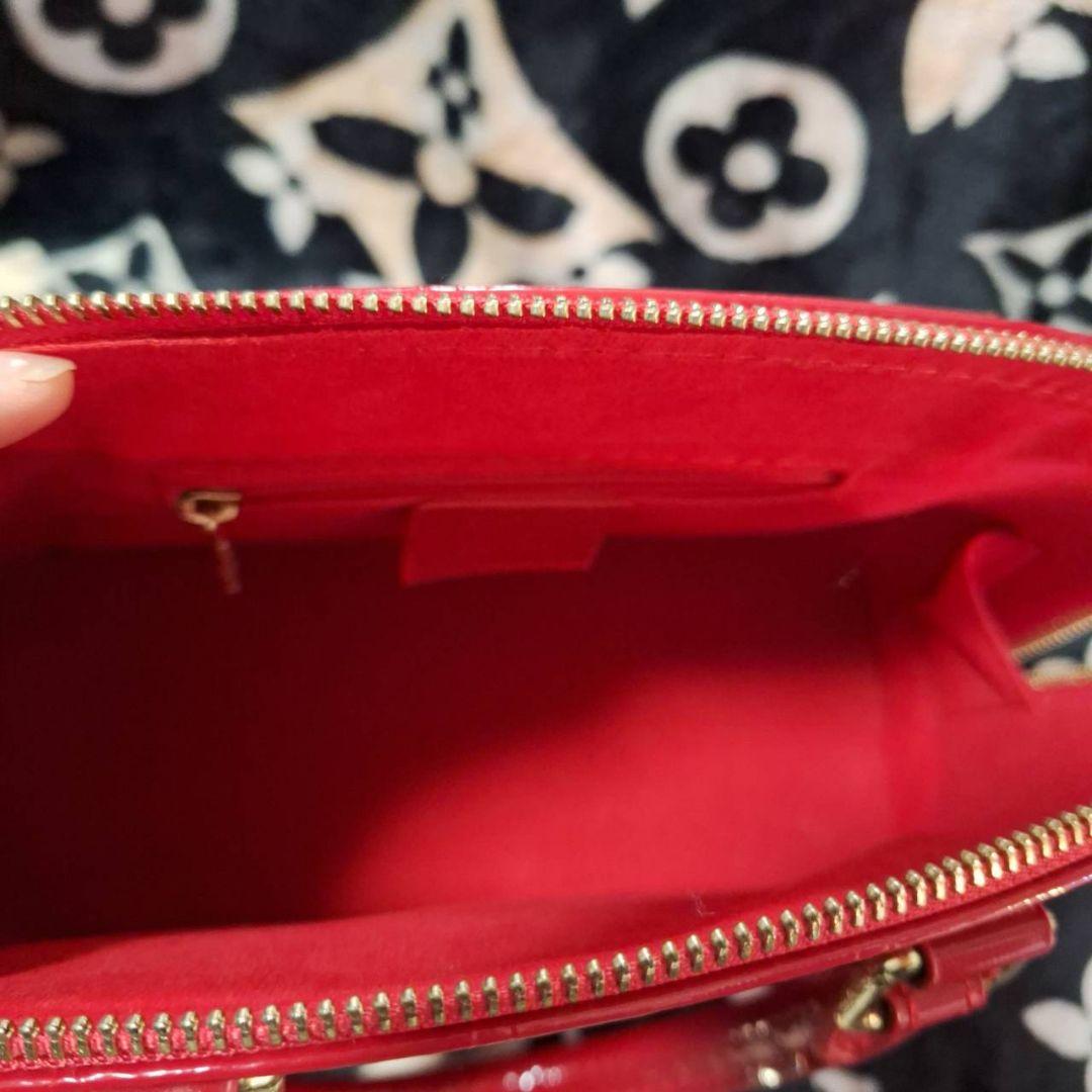 美品‼️ルイヴィトン アルマPM ヴェルニ ハンドバッグ レッド 並行輸入品