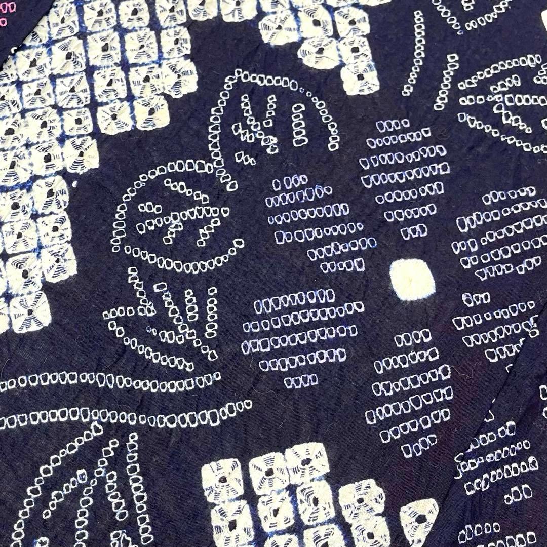 らんまゆです❣️ 【着物と帯 時流】Y25670◆本場有松鳴海絞り 浴衣◆