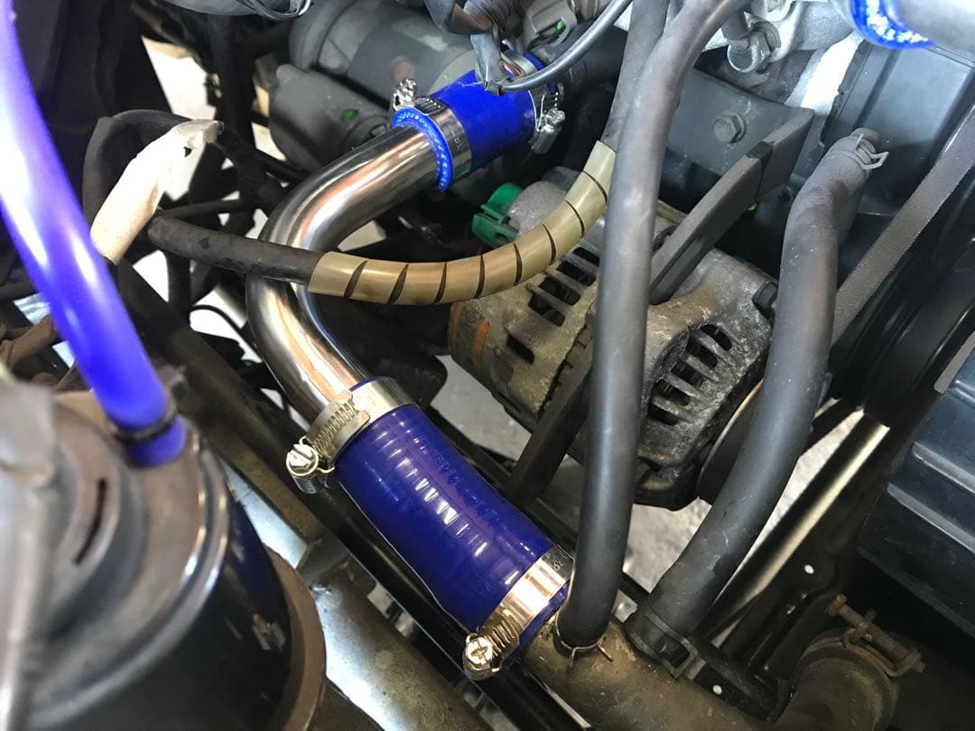 【オーダー専用】ジムニーJA11 ラジエターホース 3点set SUSパイプMT