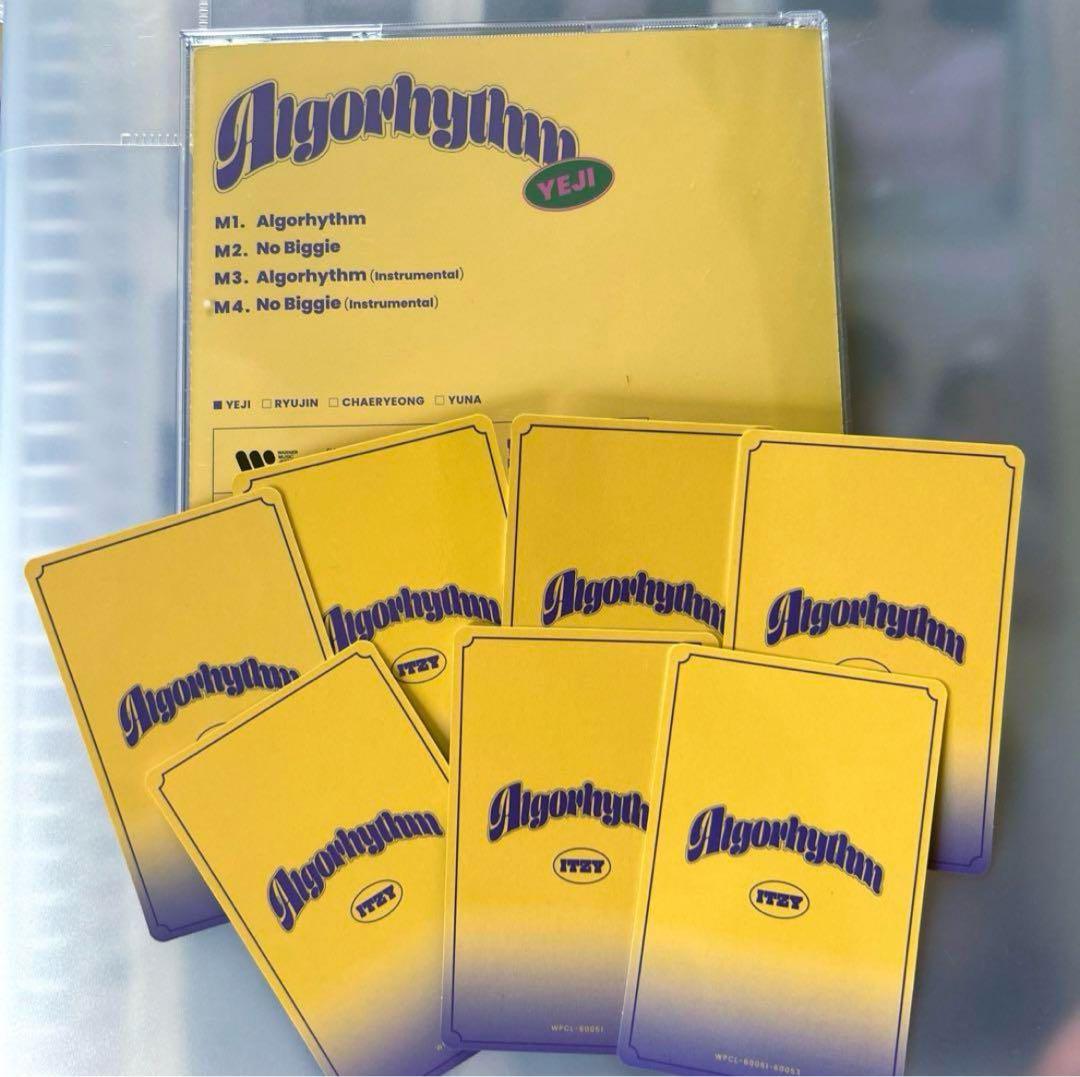 itzy algorhythm イェジ盤　トレカコンプ　未再生