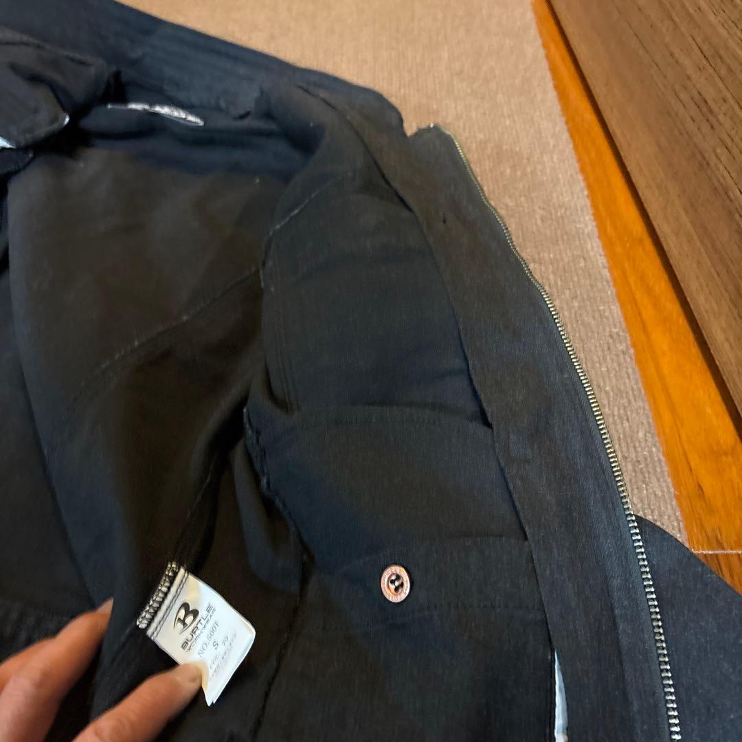 未使用 バートル 作業着 上下 5001 5002 男女兼用 ストームブラックS