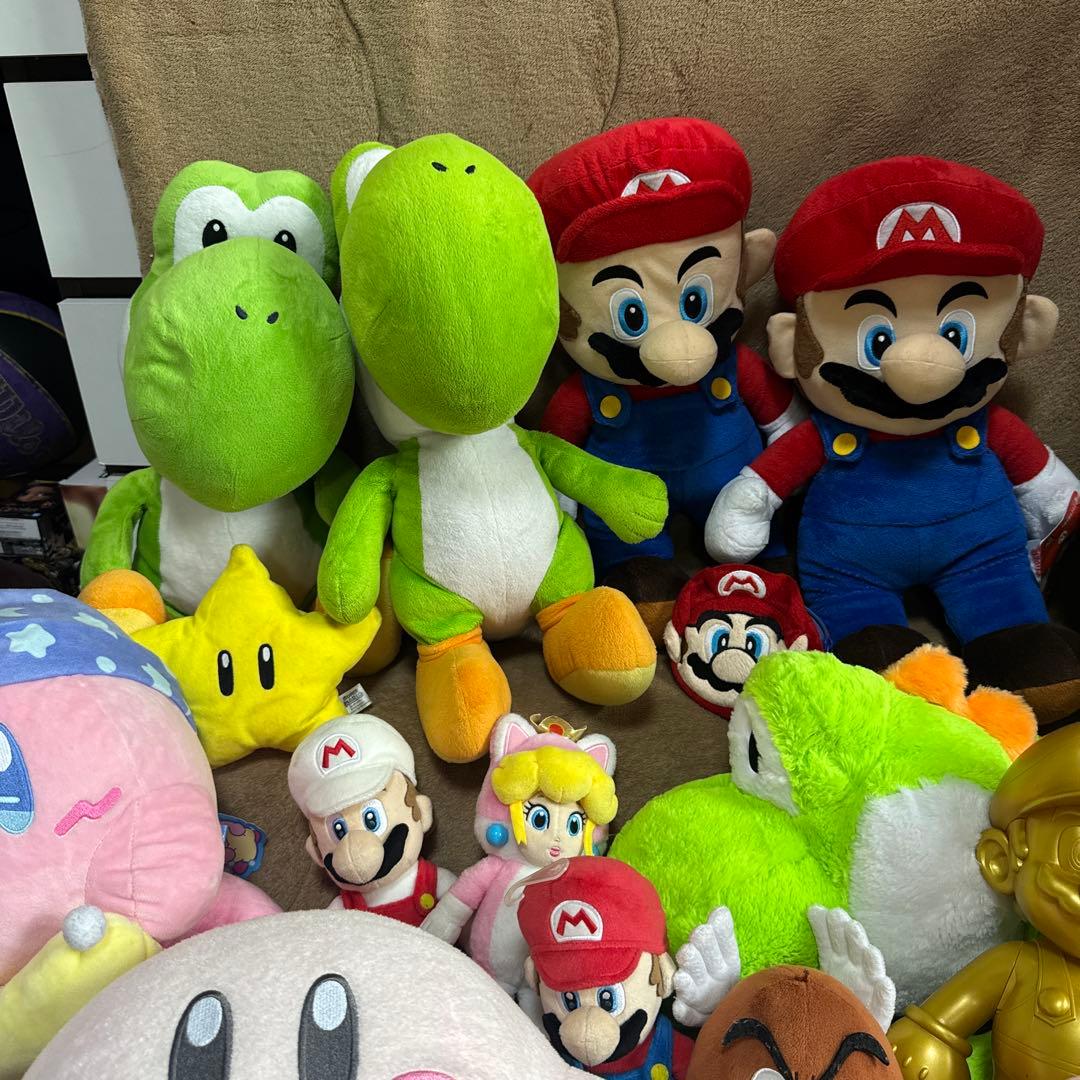 マリオ・ヨッシー・カービィ ぬいぐるみ51点セット