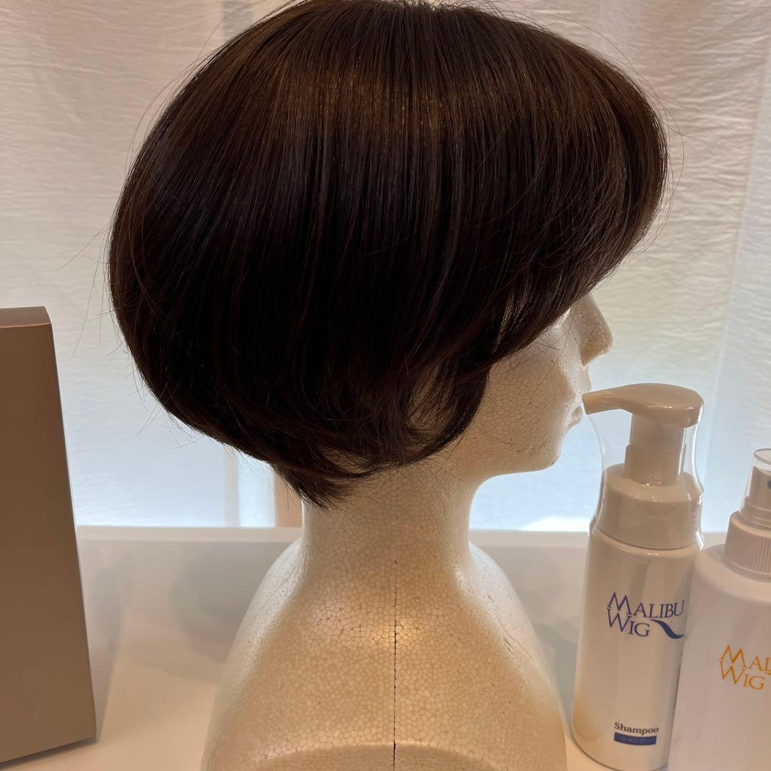 医療用かつら　ウィッグ　MALIBU ショートカット　セット　まとめ