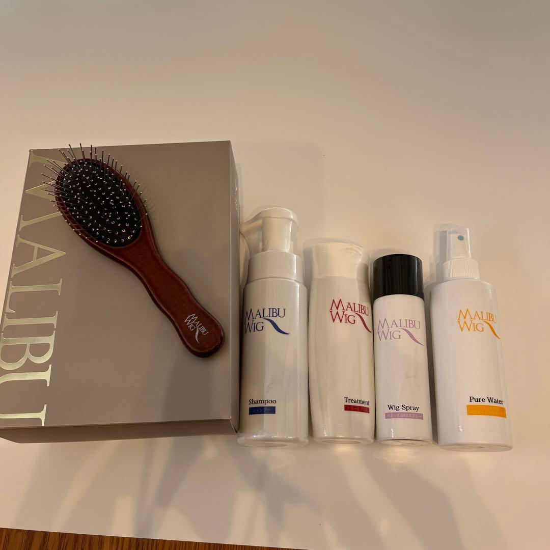 医療用かつら　ウィッグ　MALIBU ショートカット　セット　まとめ