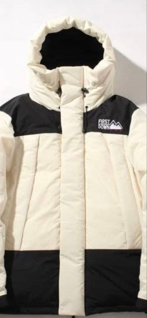 FIRST DOWN フード付きダウンジャケットMサイズ