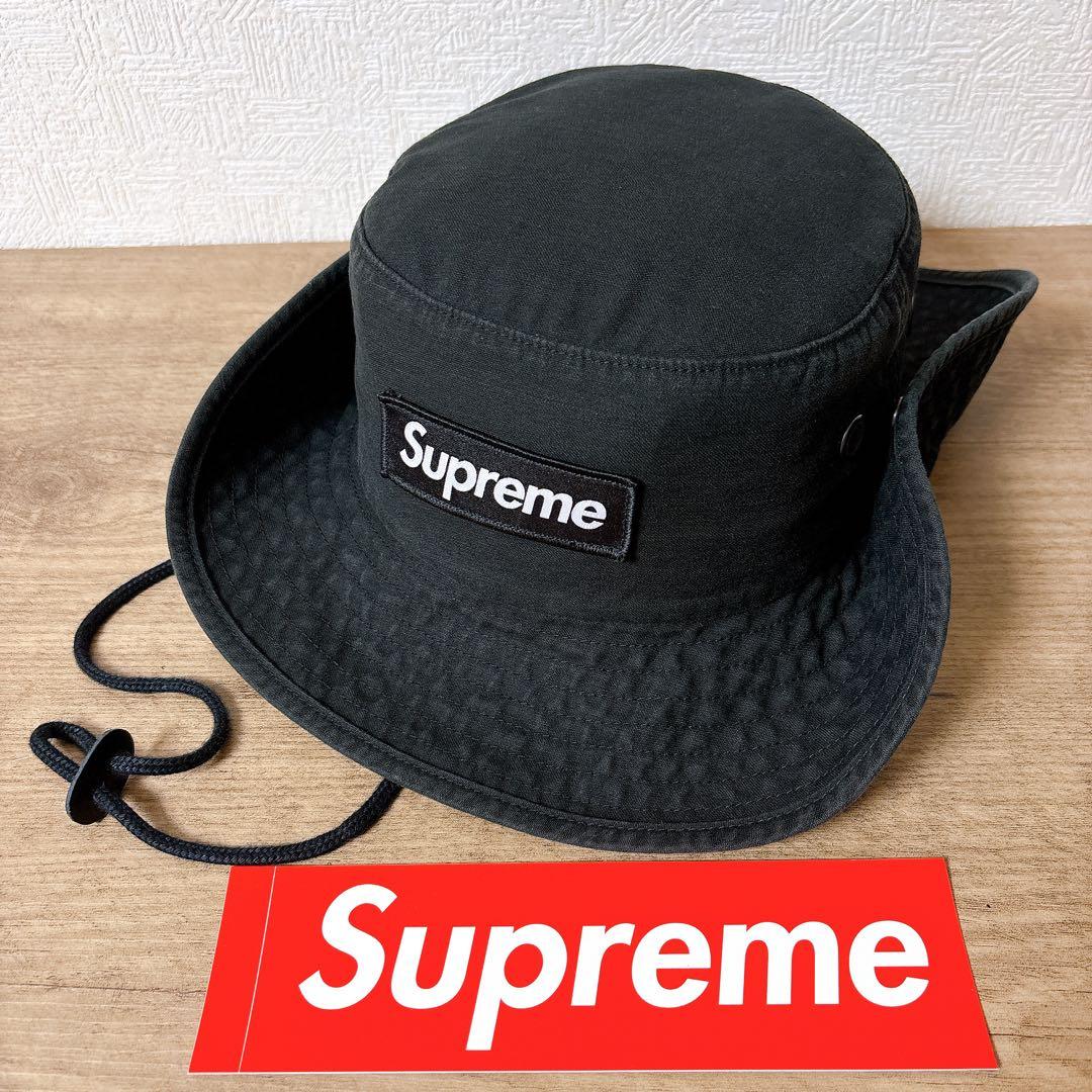 正規品　Supreme Military Boonie ハット　ブラック　黒