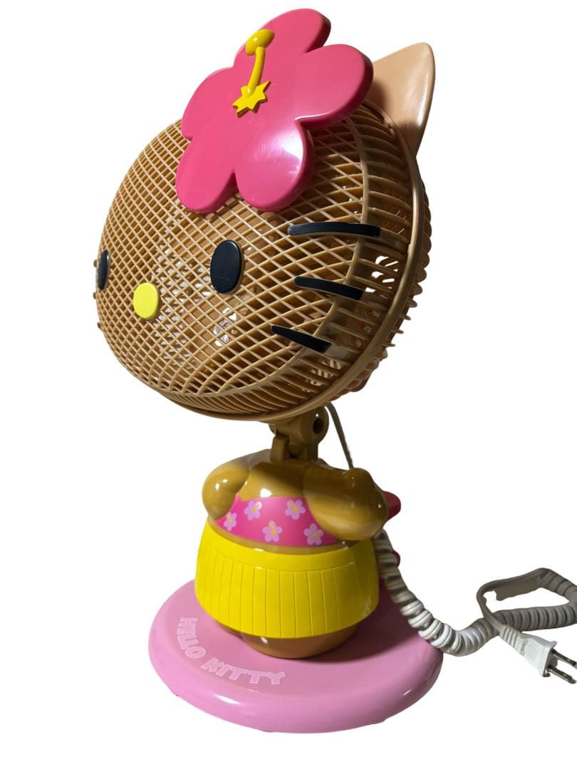 ハローキティ 卓上扇風機　日焼けキティ　ガングロキティ　サンリオ