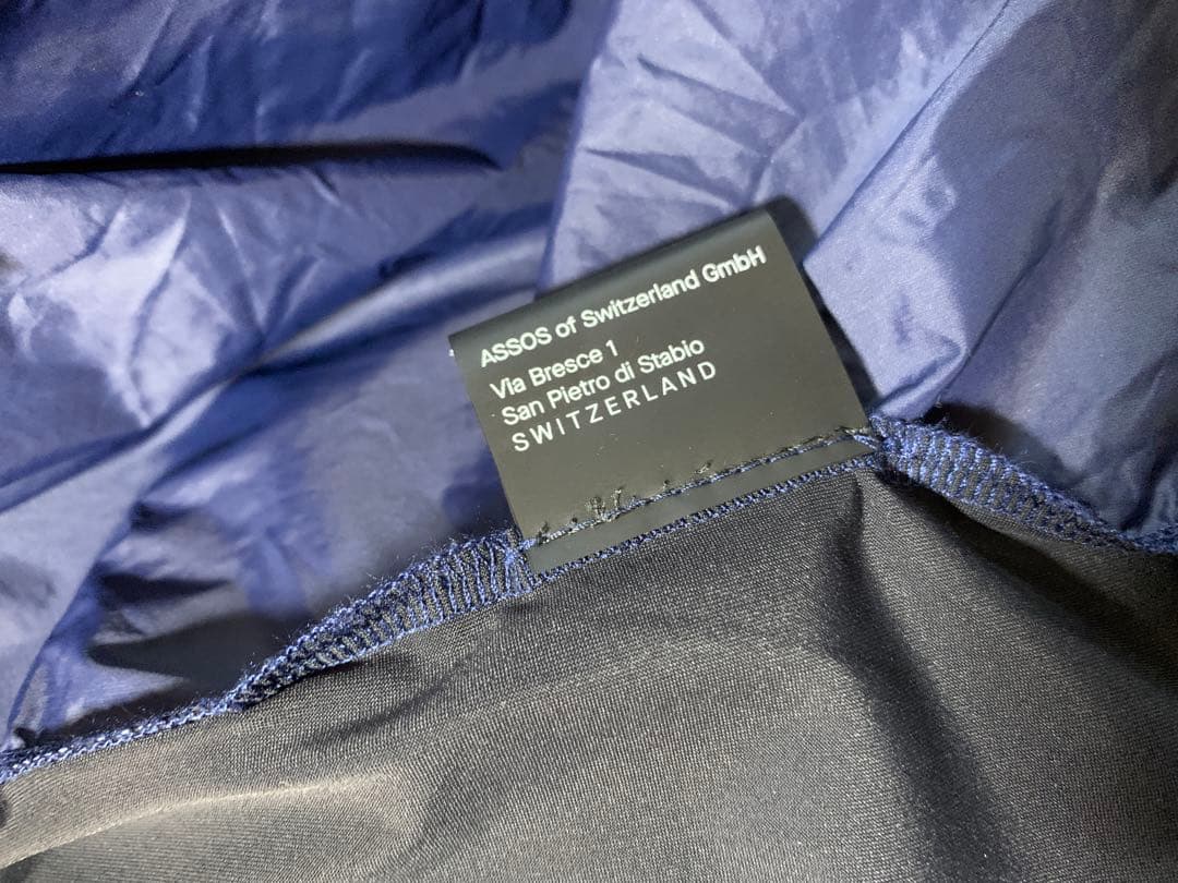 ASSOS MILLE GT Wind Jacket C2 ネイビー　S