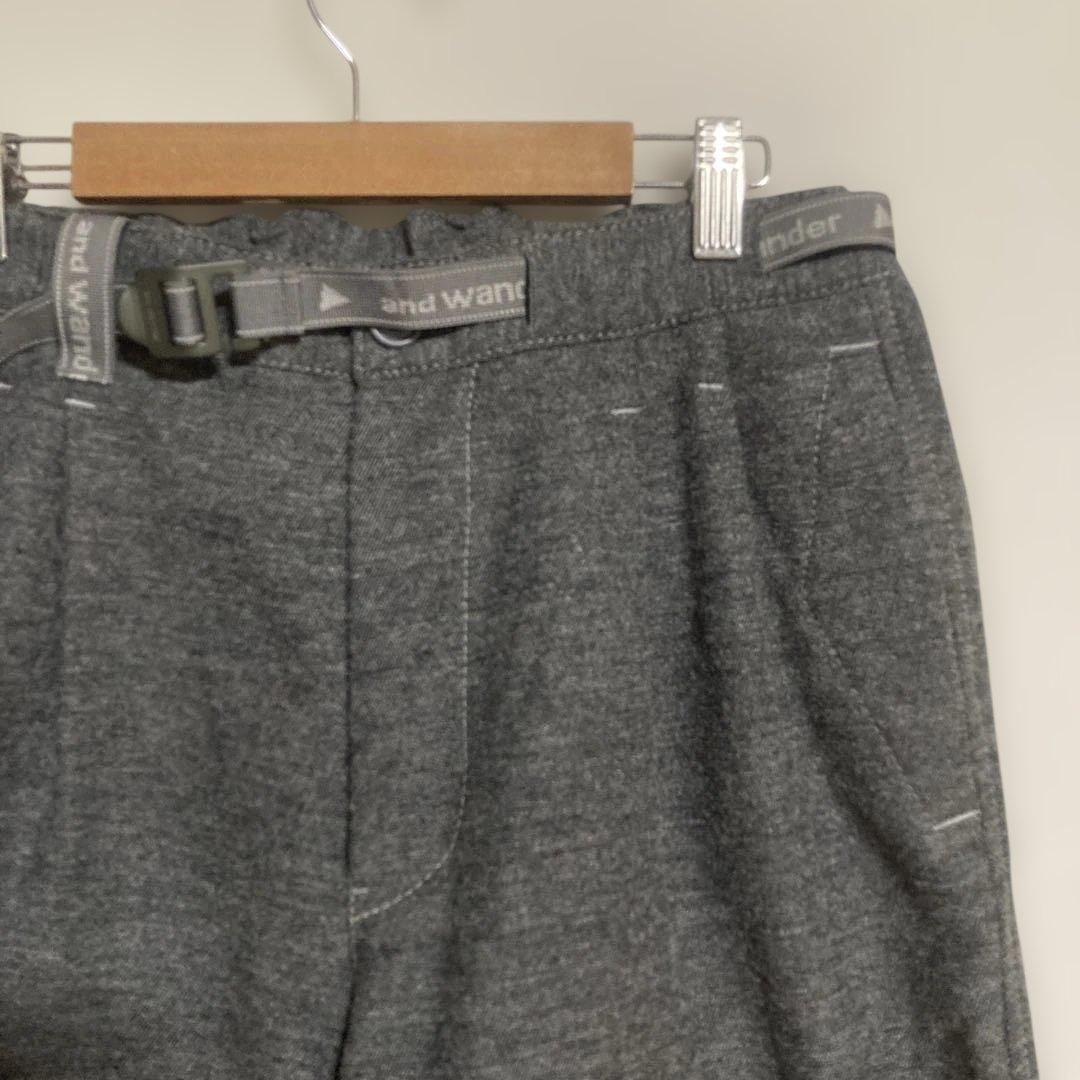 and wander wool twill tapered pants Mサイズ