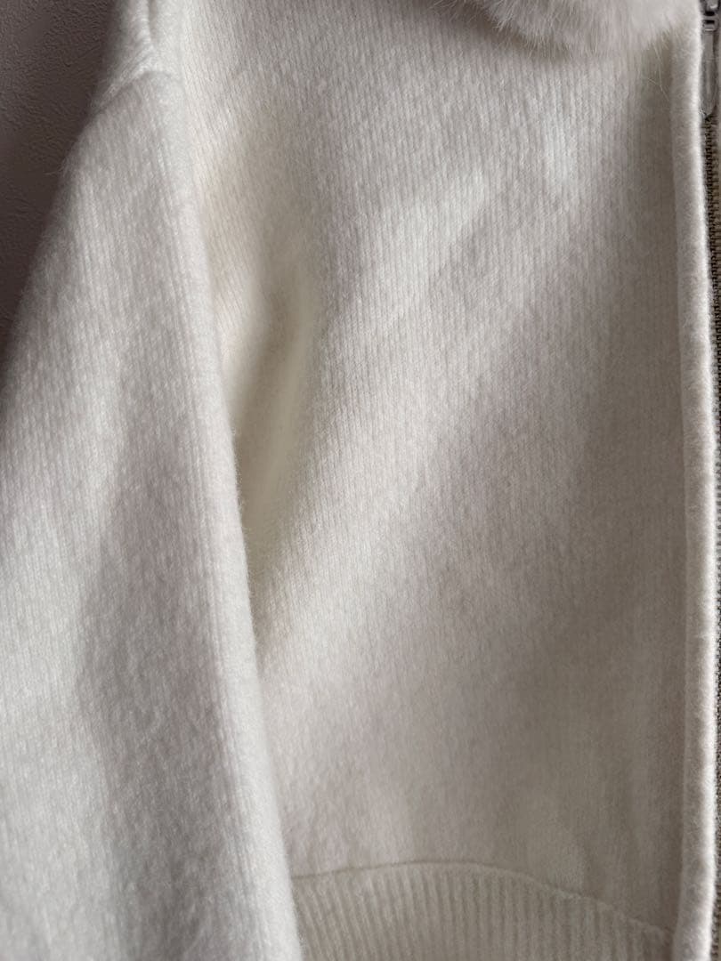 o*.様 【新品未使用】SNIDEL Sustainableファー付きニットパー