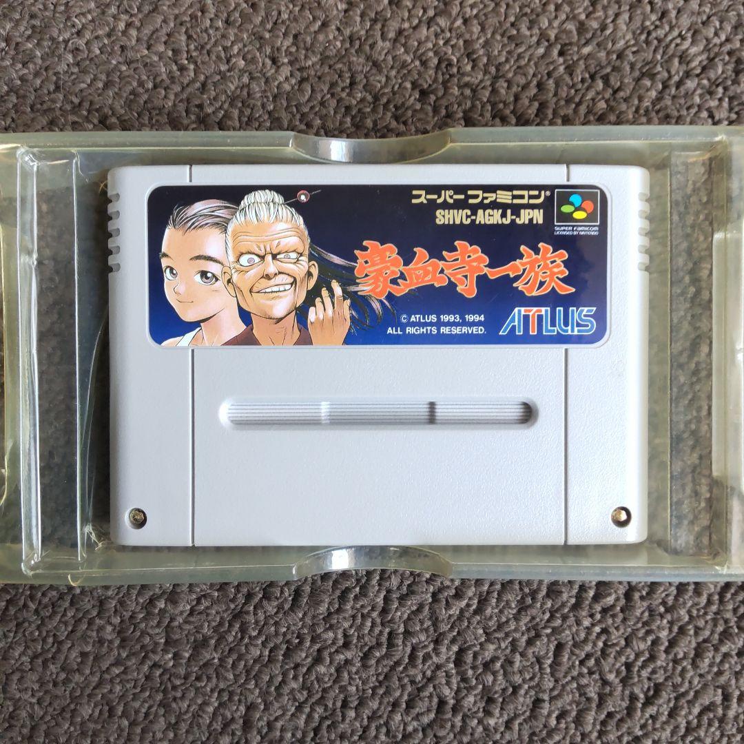 【動作確認済】豪血寺一族 スーパーファミコン【説明書・箱付き】