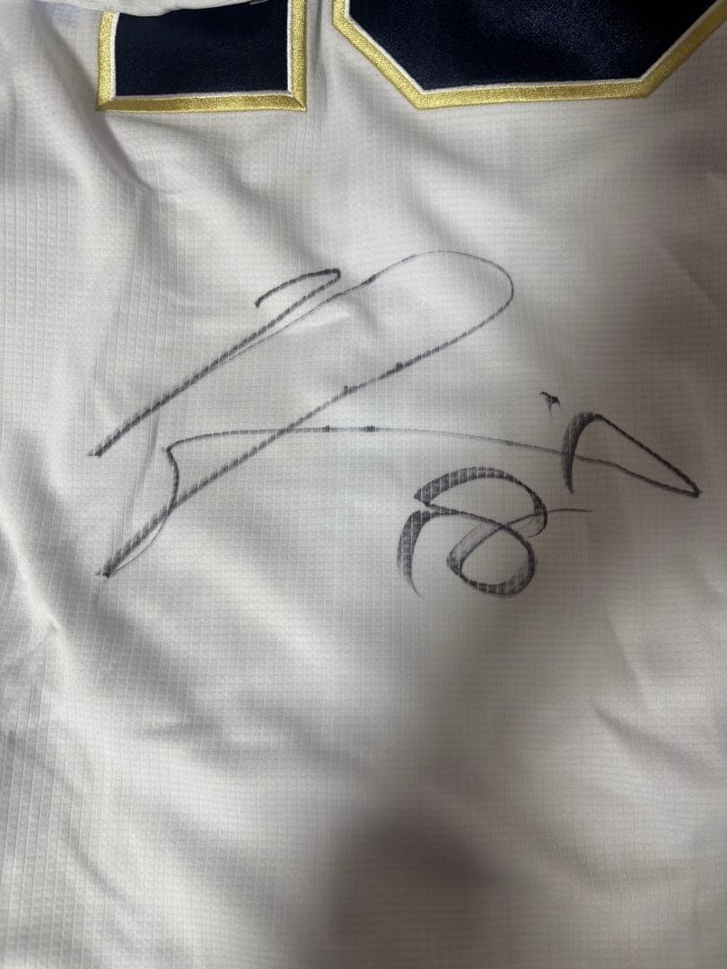 最終お値下げ価格！！オリックス 宮城大弥選手 サイン入りユニフォーム Lサイズ