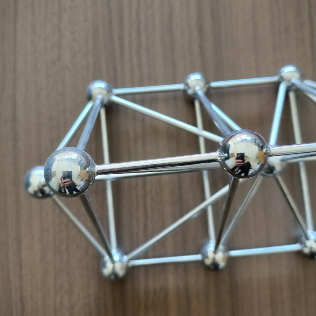 美品　模型　3Dカバラ　パドマ（ステンレス）　丸山先生開発