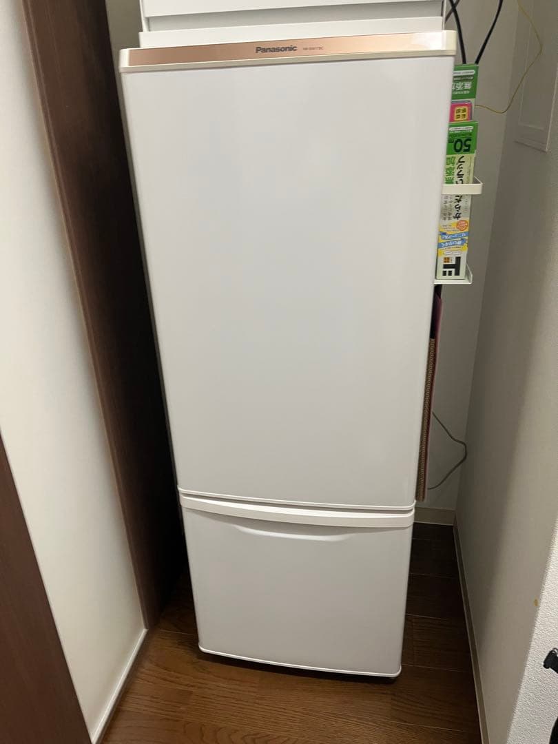 【送料込】Panasonic 冷蔵庫 ホワイト 168L NR-BW17BC-W
