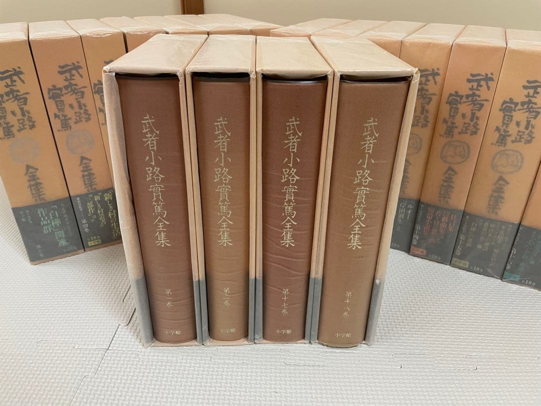 小学館 武者小路実篤 全集 全18巻