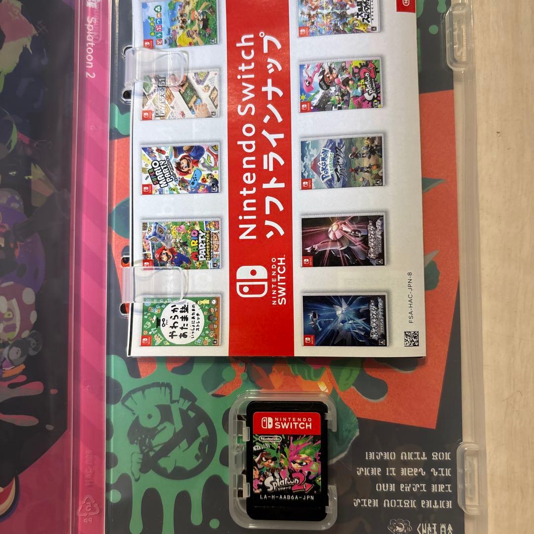 Nintendo Switchネオンブルー/ネオンレッド本体　スプラトゥーン2付