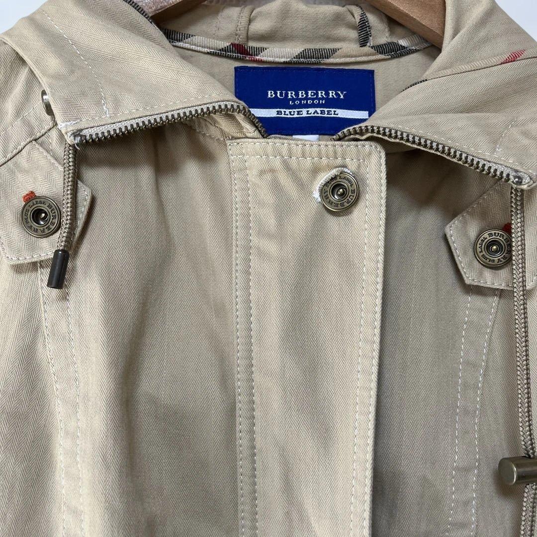 BURBERRY BLUE LABEL フード付きジャケット サイズ38