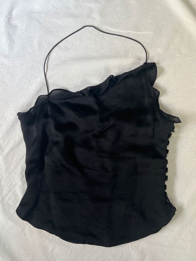 クロエシルクフリルキャミソールchloeバーニーズ