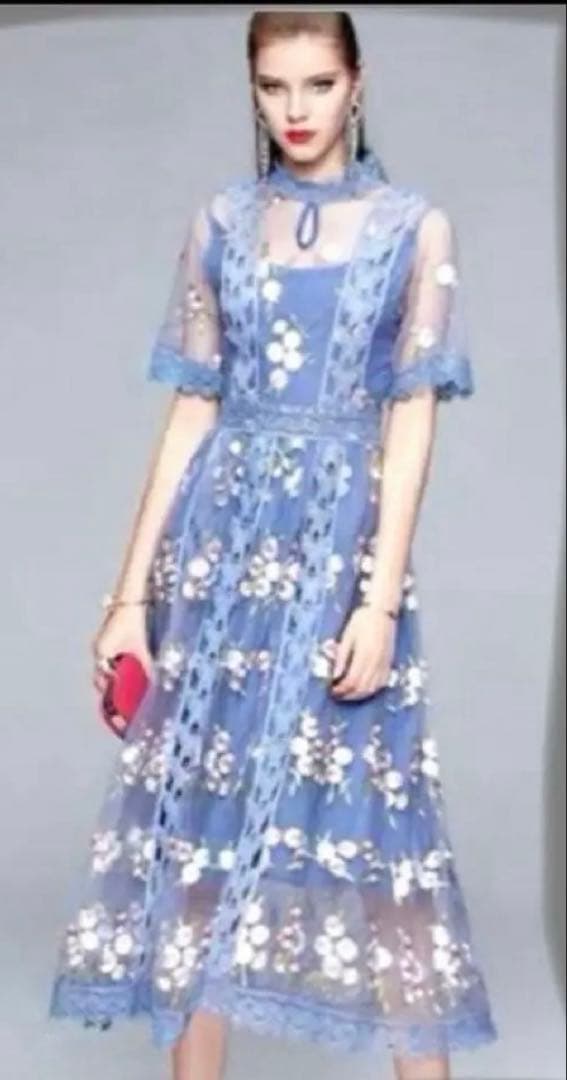 極美品　希少 エムズグレイシー　ワンピース　公式販売 セレクトブランド　レース