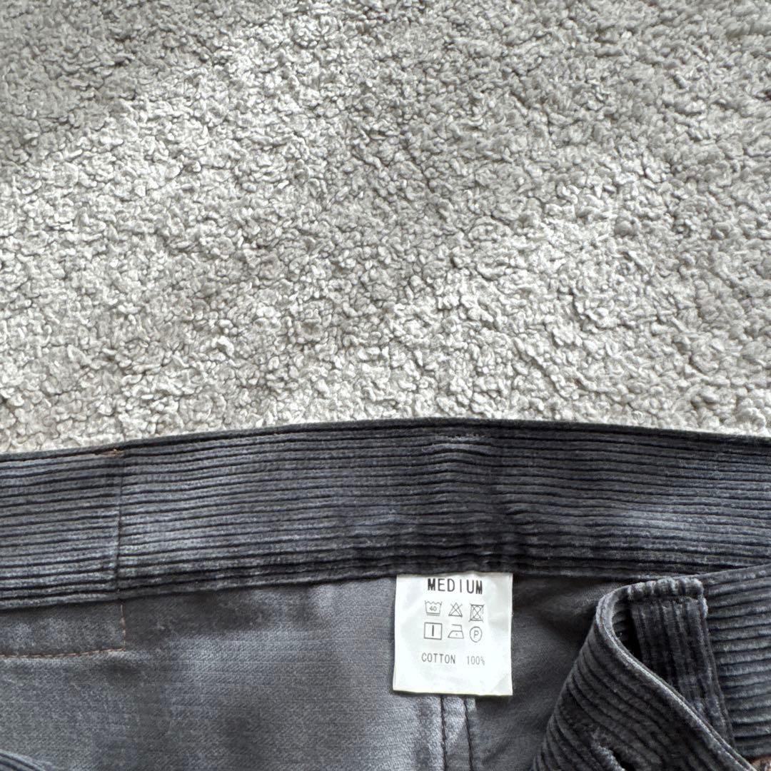 CALEE ブラック コーデュロイパンツ M