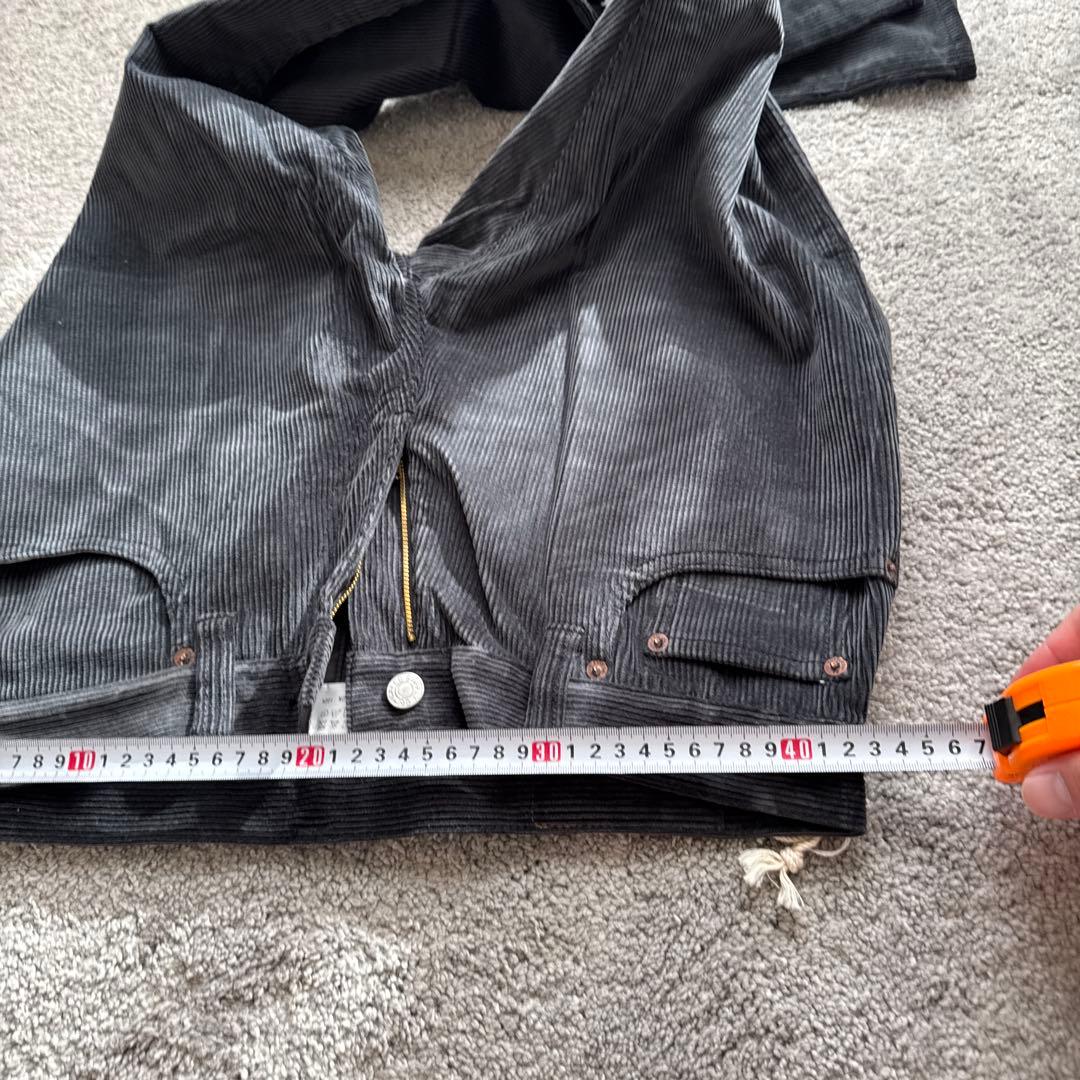 CALEE ブラック コーデュロイパンツ M