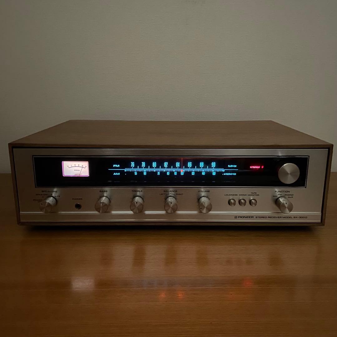 【動作品】パイオニア ステレオ レシーバーアンプSX-300D（昭和レトロ）