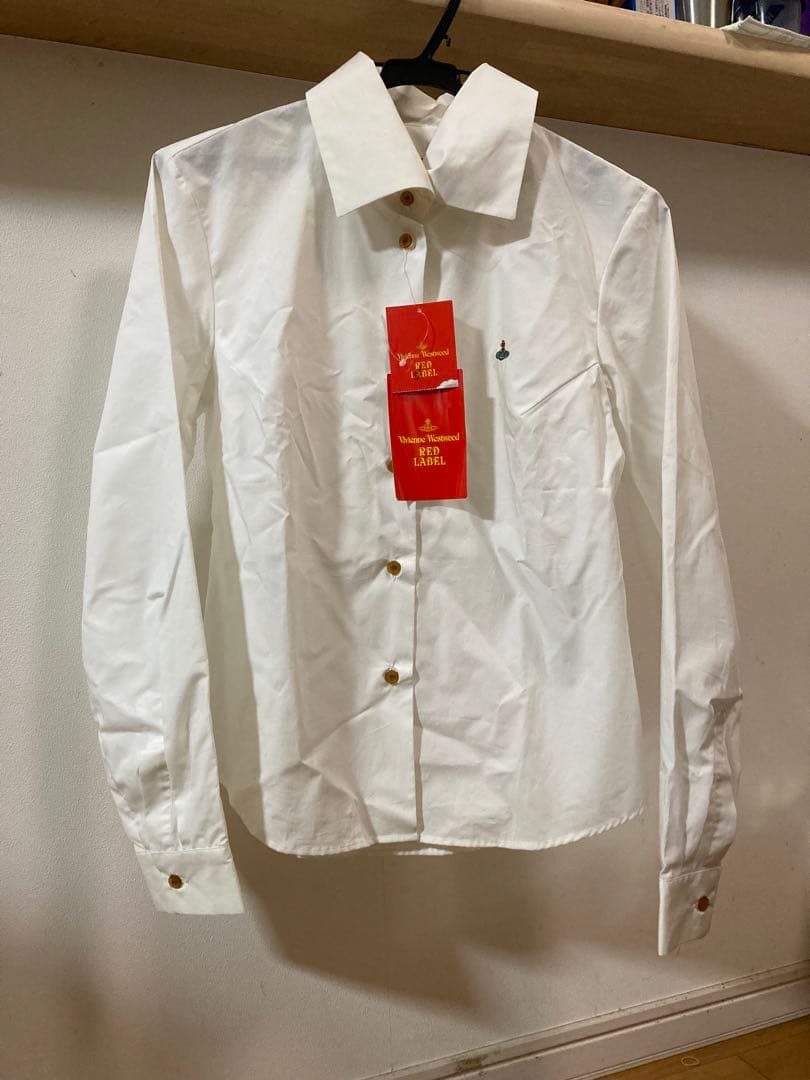 未使用/vivienne westwood 長袖 シャツ ブラウス 白