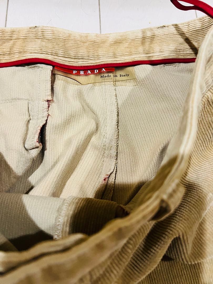 PRADA プラダ　コーデュロイパンツ