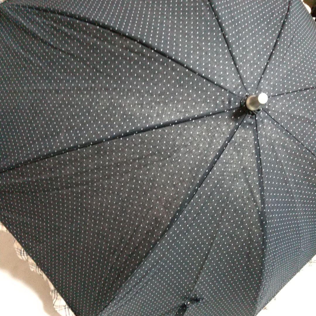 新品同様 BURBERRY 晴雨兼用 騎士 ドット ノバチェック 傘 高級