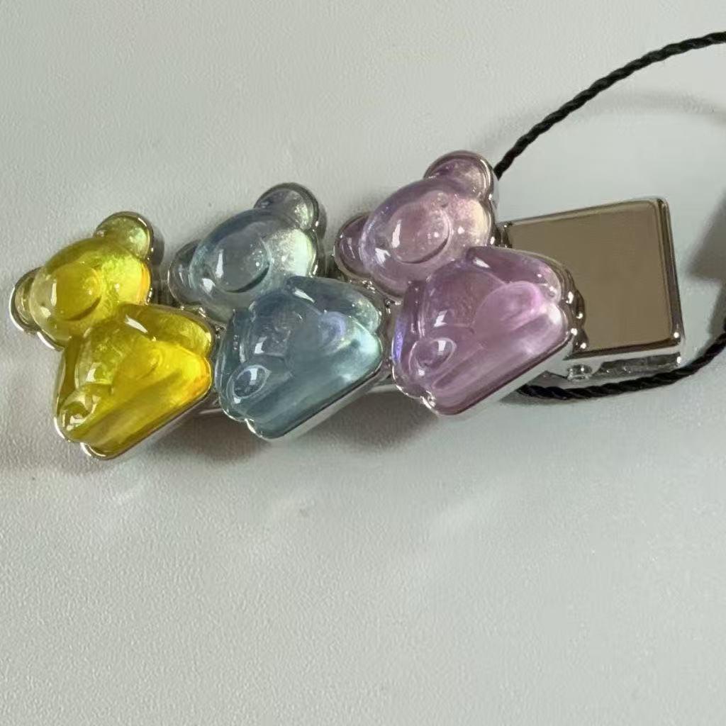 カラフルクマ型ストラップ