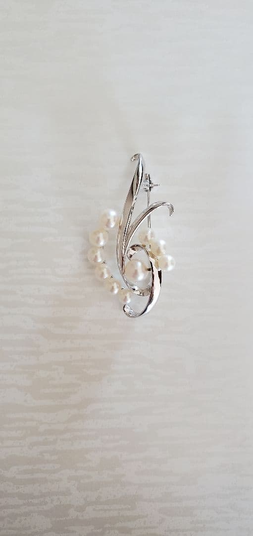 MIKIMOTO ミキモト　真珠　パール　ブローチ 10珠