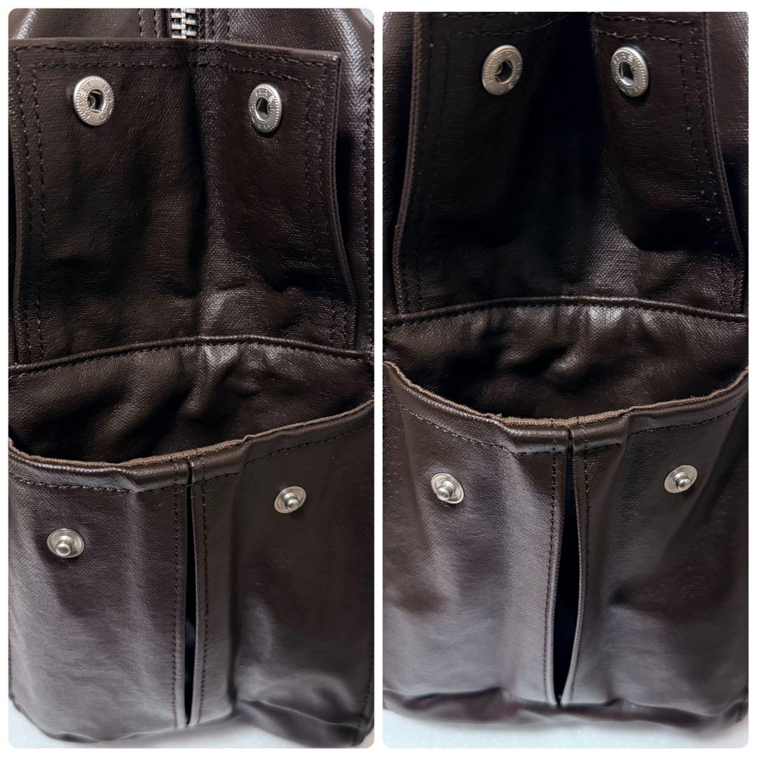 新品同様 完売品 ポーター フリースタイル ボストンバッグ ブラウン