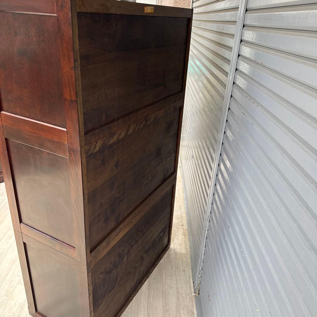 5*s様 松本民芸家具 D型和タンスⅡ ミズメザクラ無垢材 三段分割 チェスト