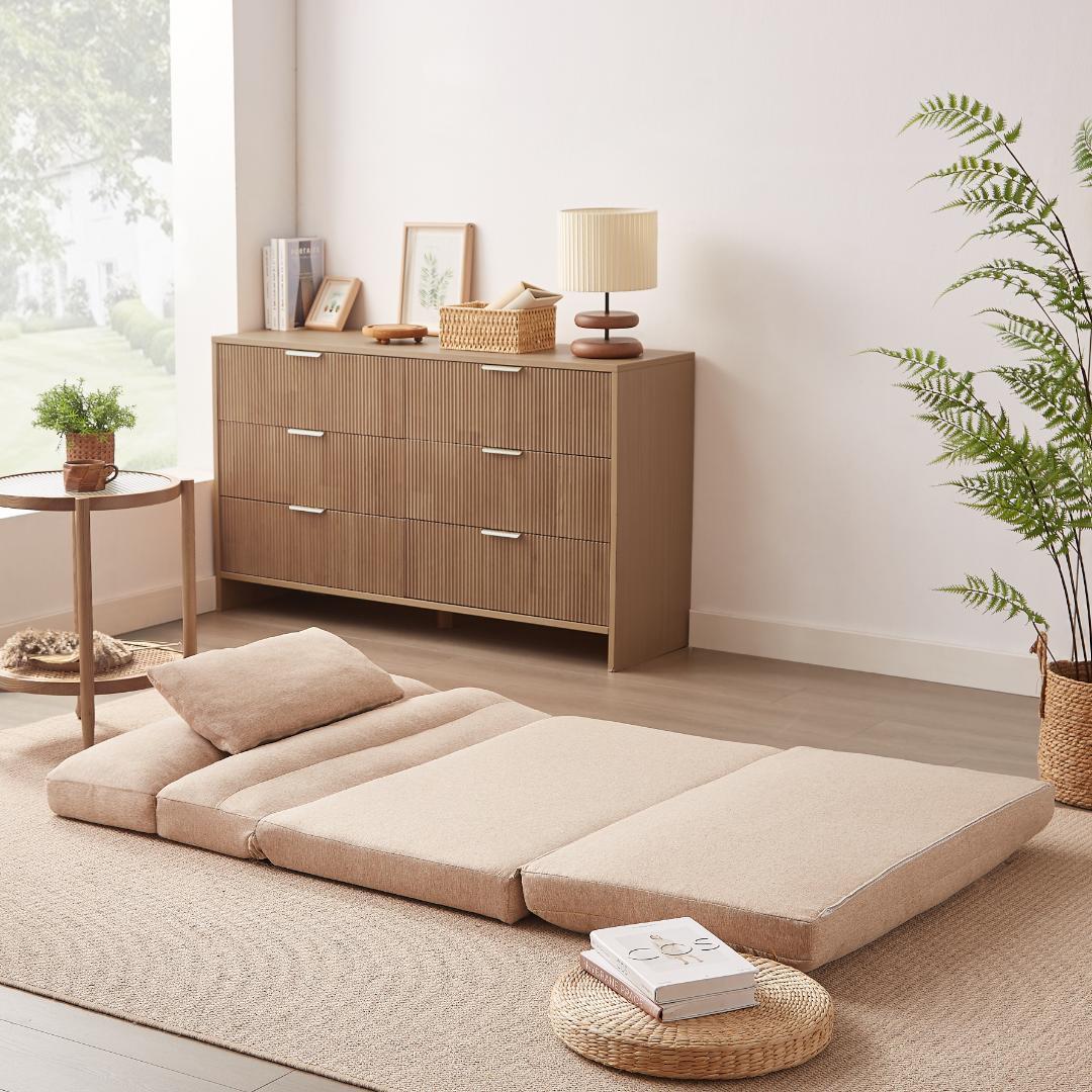 折りたたみ ソファベッド 座椅子 幅103cm 2人掛け ソファ リクライニング