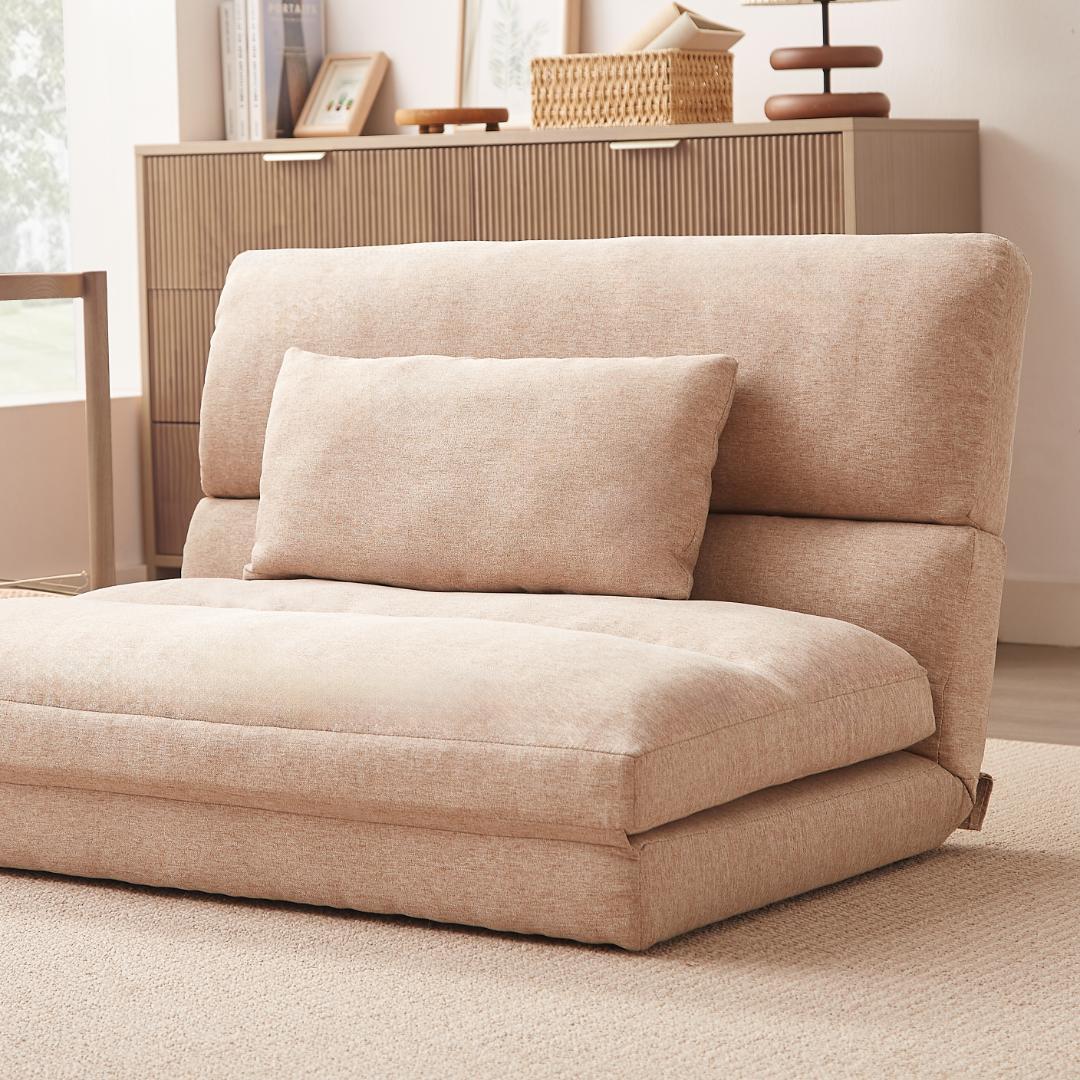 折りたたみ ソファベッド 座椅子 幅103cm 2人掛け ソファ リクライニング