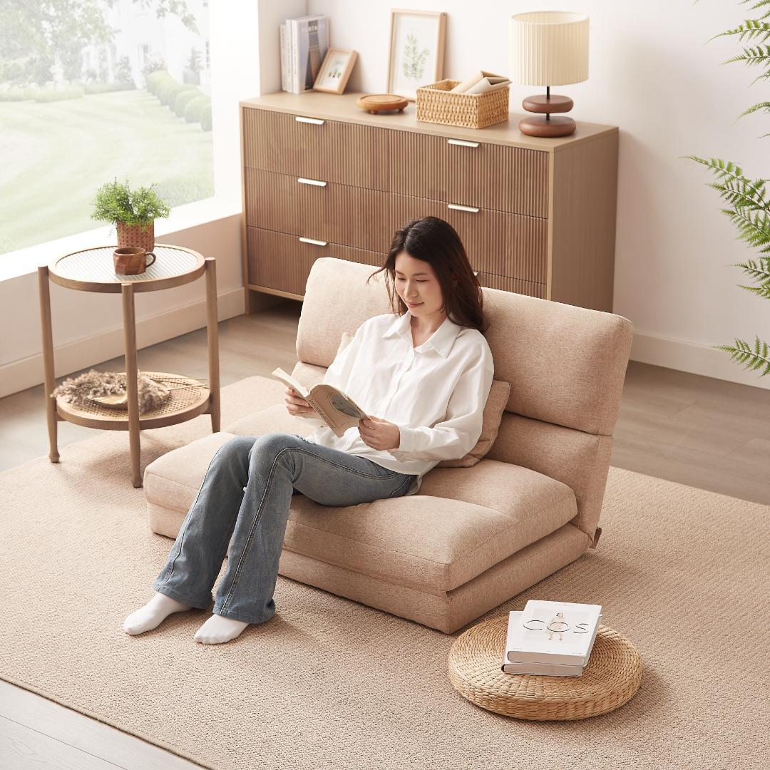 折りたたみ ソファベッド 座椅子 幅103cm 2人掛け ソファ リクライニング