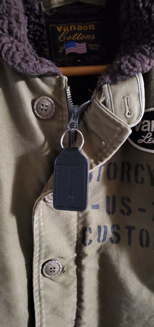 1月10日までの出品　早い物勝ち！VANSON　N-1 Deck Jacket